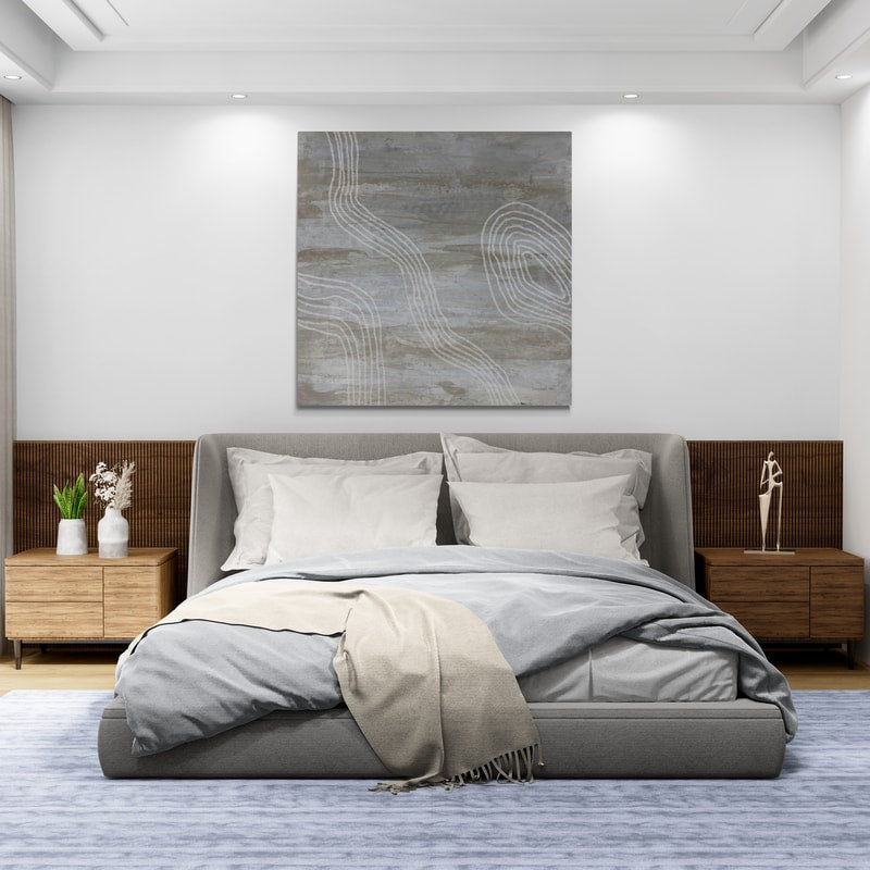 Beige Abstract I by Danhui Nai wall art from Glam Wall Art