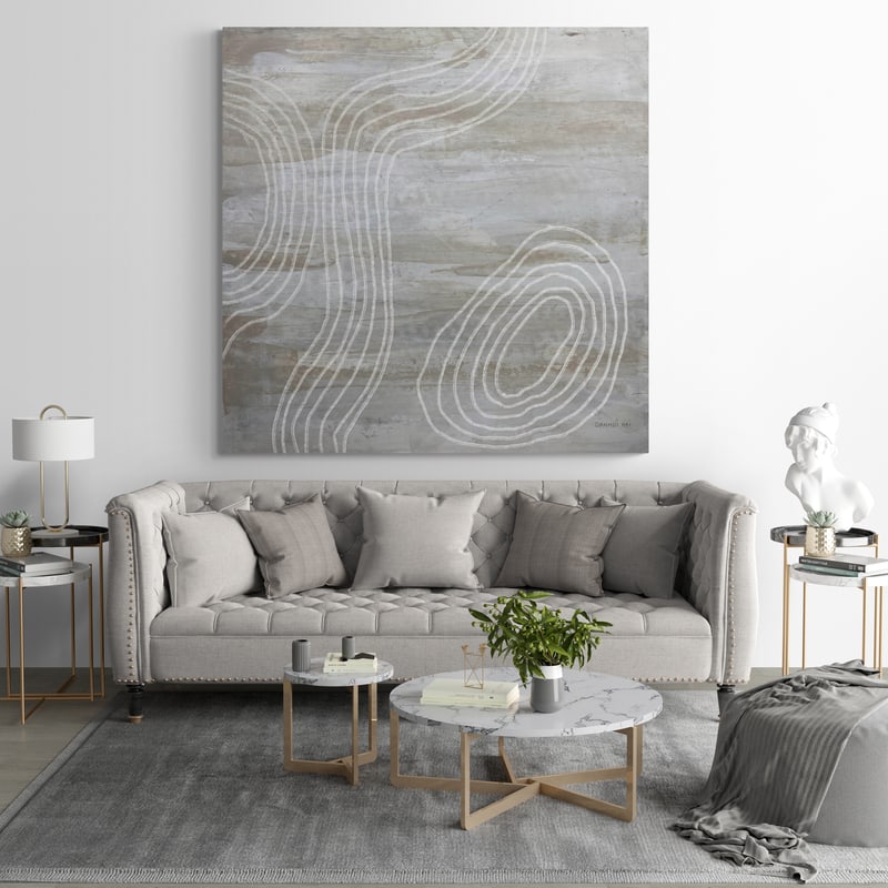 Beige Abstract II by Danhui Nai wall art from Glam Wall Art