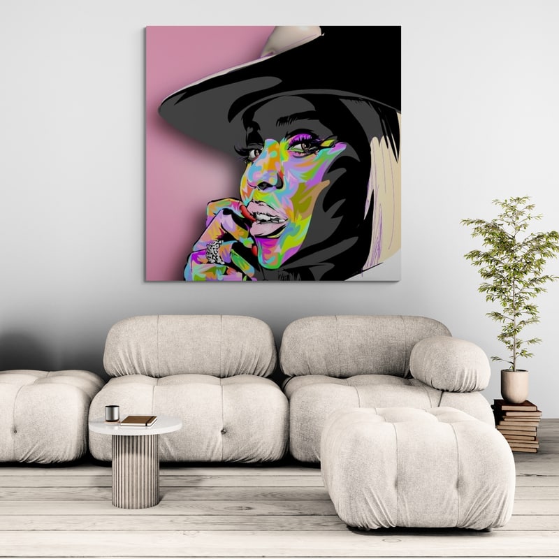 BEYONCE X TECHNODROME1 by Technodrome1 wall art in a living room