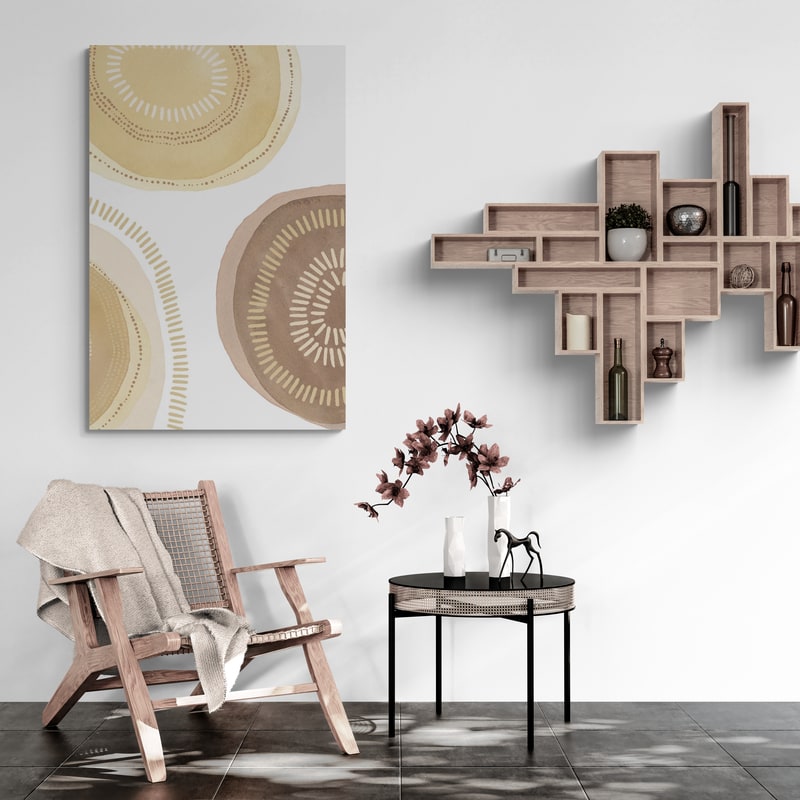 Big Sur Blooms 11 by Jetty Home wall art in a living room
