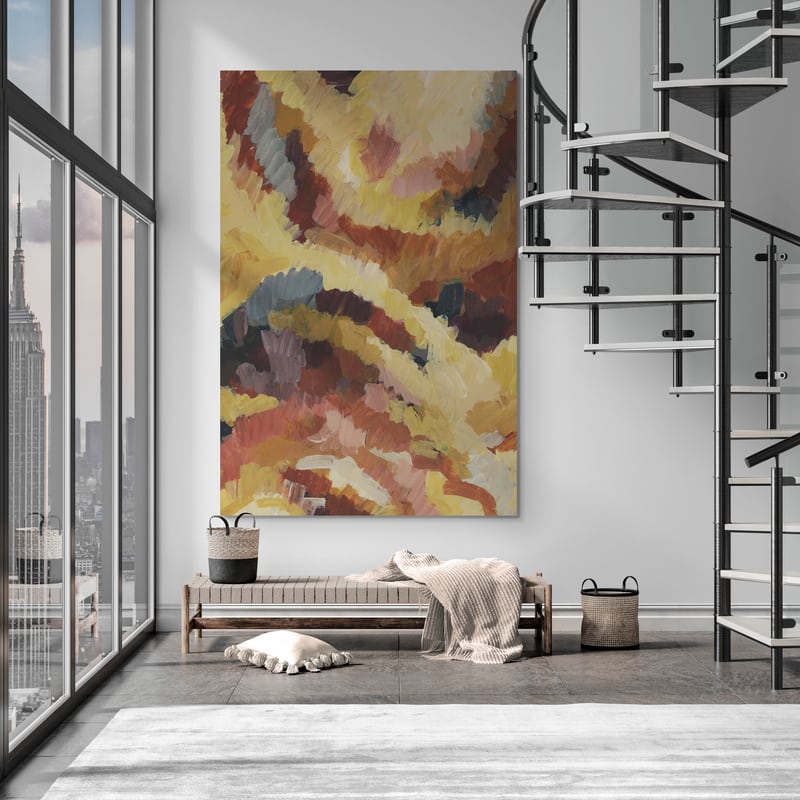 Big Sur Blooms 8 by Jetty Home wall art in a living room