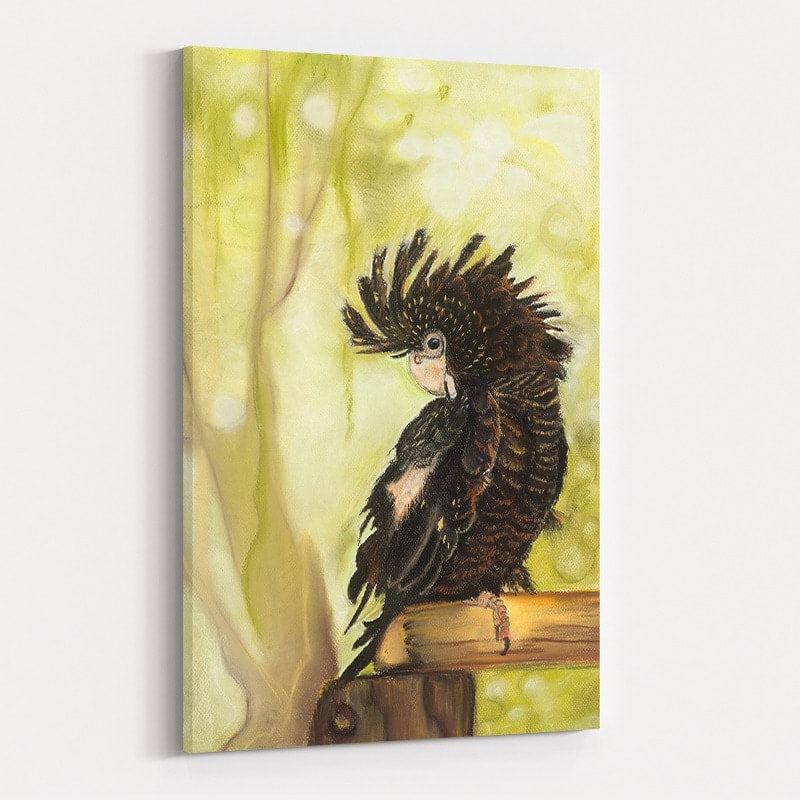 Black Cockatoo by Marina Strijakova wall art