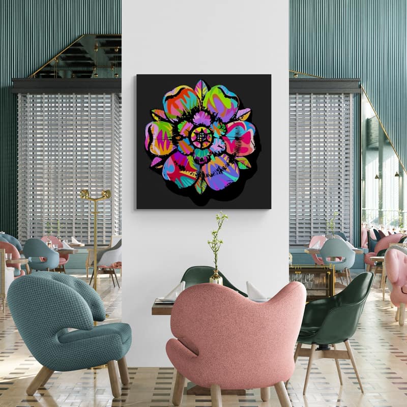 Blossom 2024 by Technodrome1 wall art in a office