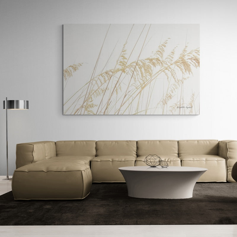 Blowing In The Wind I by Elizabeth Urquhart wall art in a living room