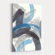Blue Brushy Abstract II by Danhui Nai wall art