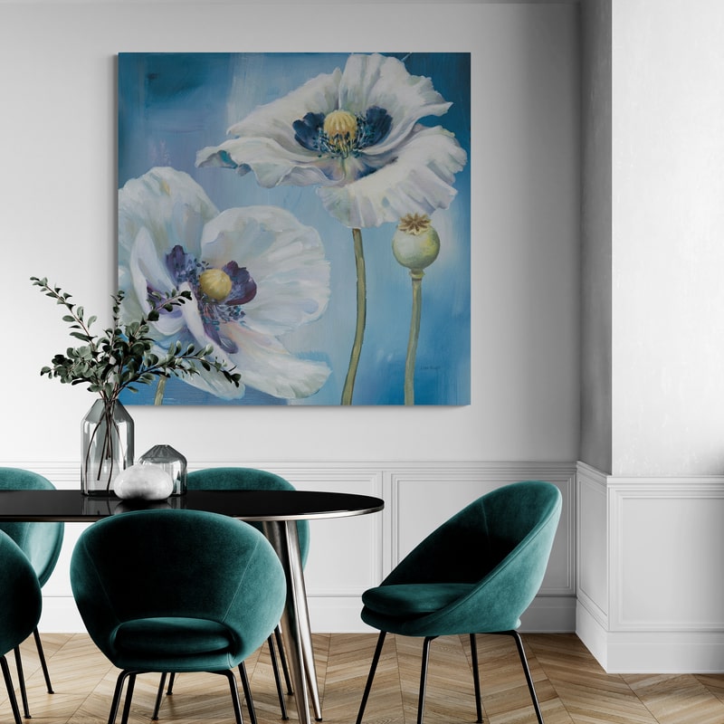 Blue Dance II by Lisa Audit wall art from Glam Wall Art