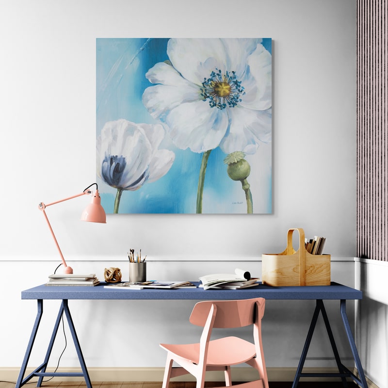 Blue Dance III by Lisa Audit wall art from Glam Wall Art