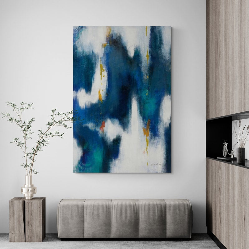 Blue Texture II by Danhui Nai wall art from Glam Wall Art