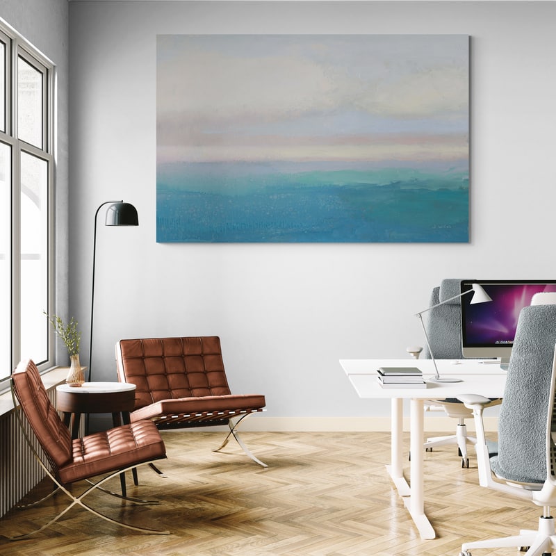 Blue View by James Wiens wall art from Glam Wall Art