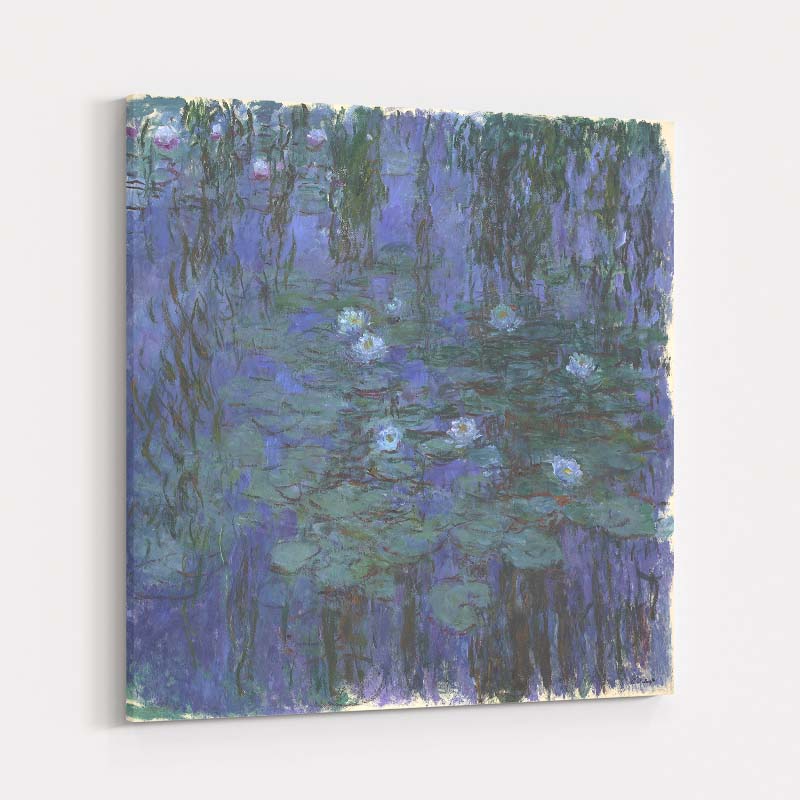 Blue Water-Lilies 1916-1919 II by Claude Monet wall art