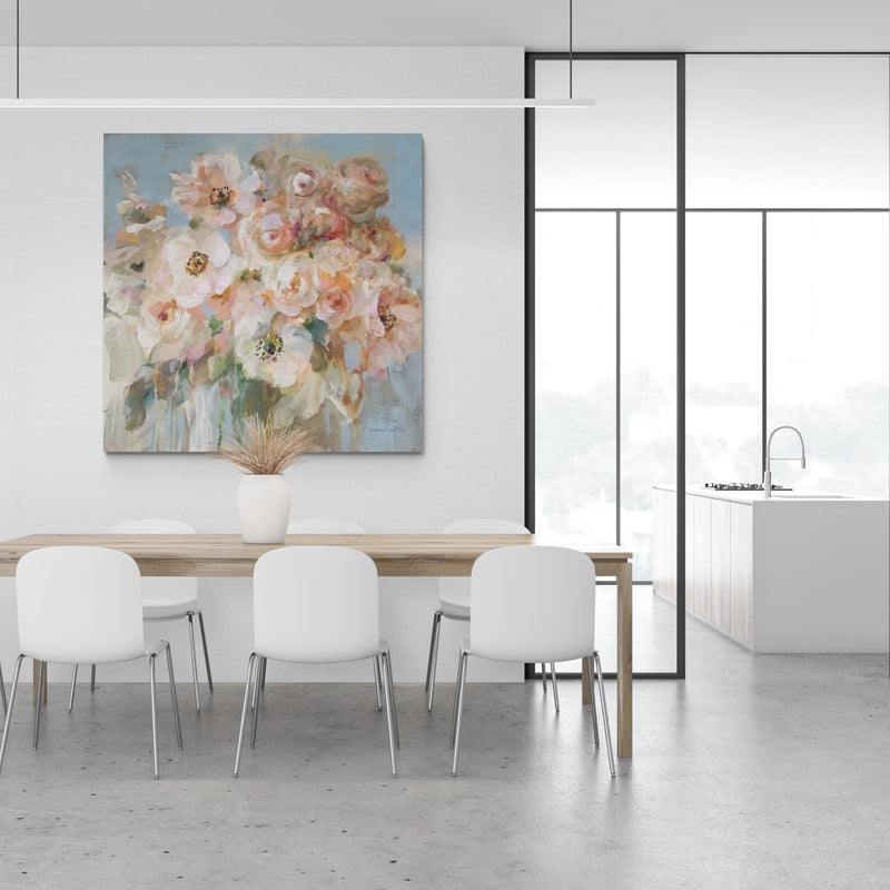 Blushing Bouquet by Danhui Nai wall art from Glam Wall Art