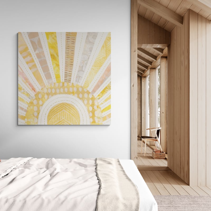 Boho Sunshine I by Courtney Prahl wall art from Glam Wall Art