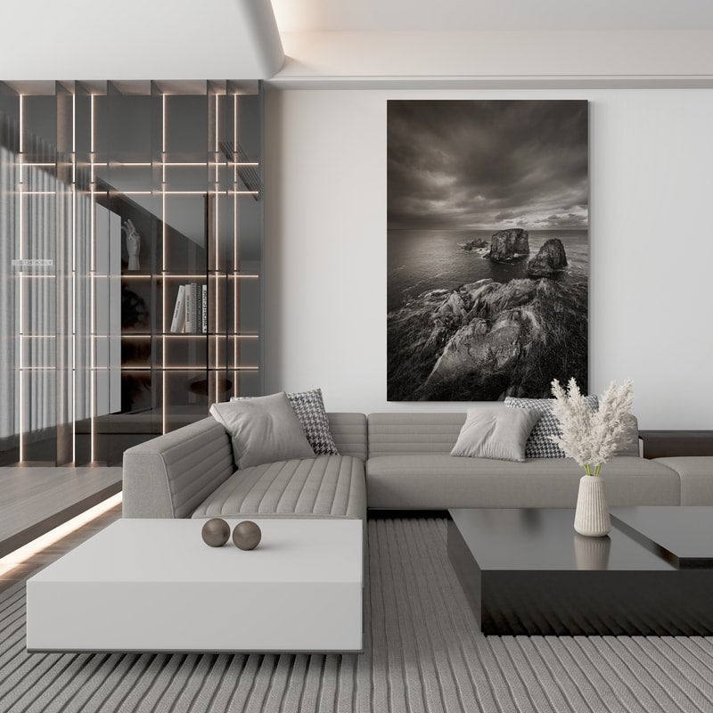 Bonavista Peninsula by Alan Majchrowicz wall art in a living room