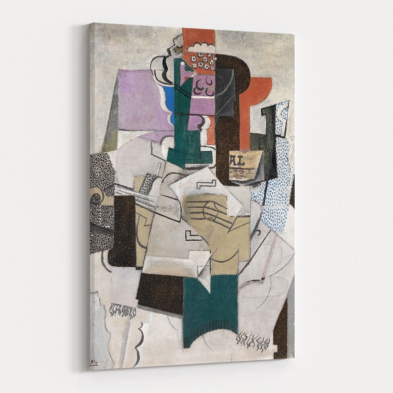 Bowl of Fruit, Violin and Bottle by Pablo Picasso wall art