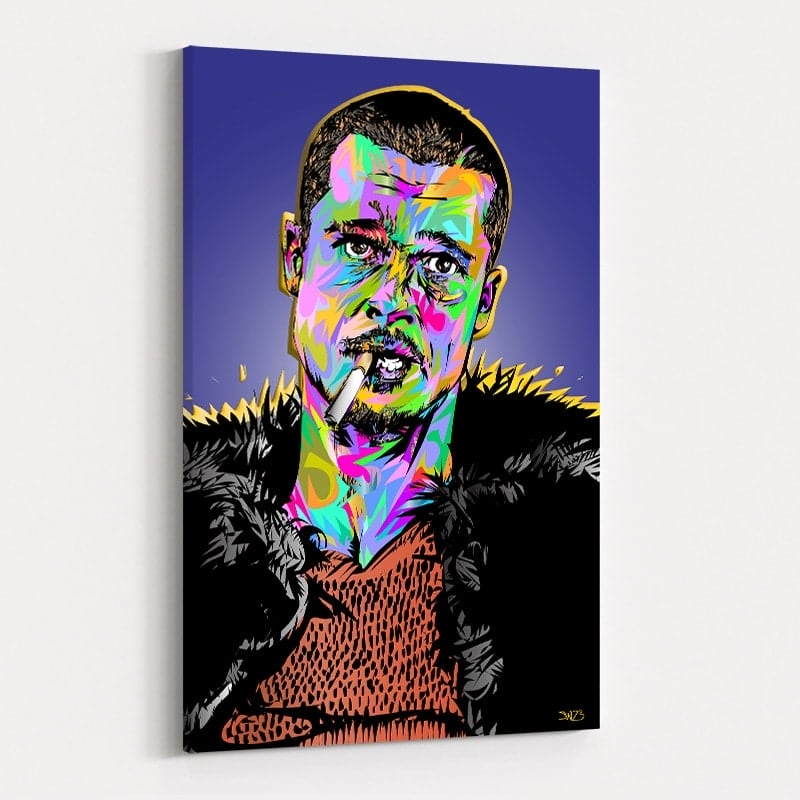 Brad Fight Club 2023 by Technodrome1 wall art