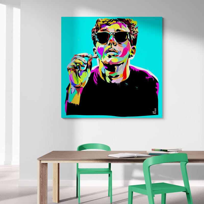 Breakfast Club by Technodrome1 wall art from Glam Wall Art
