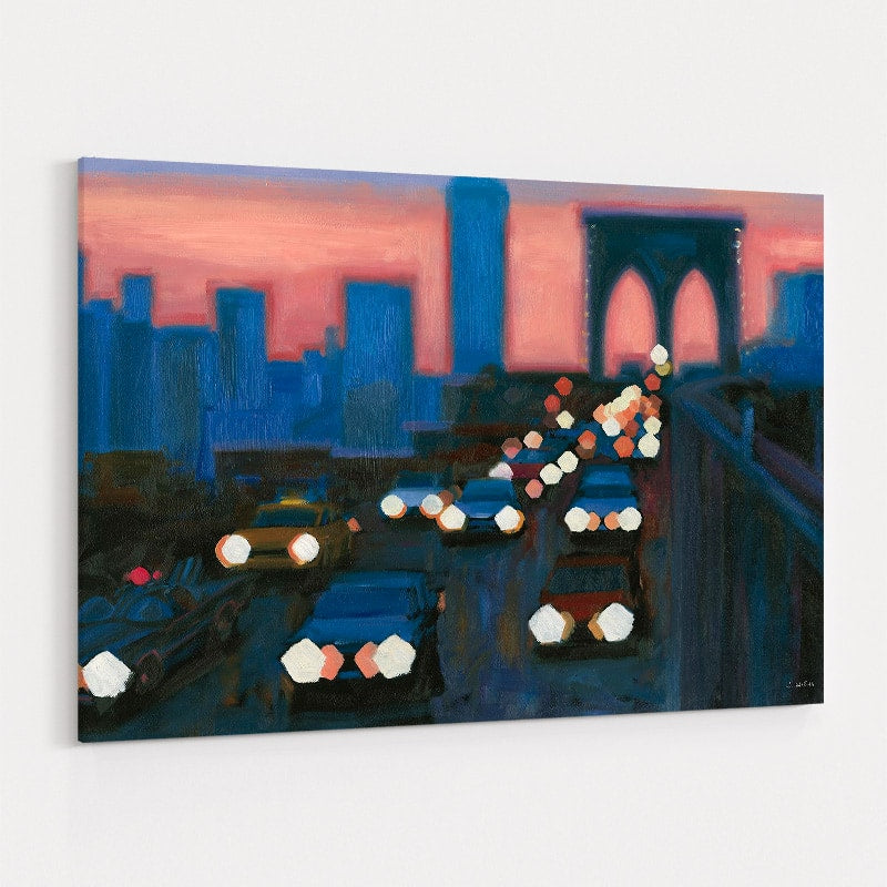 Brooklyn Bridge Evening by James Wiens wall art