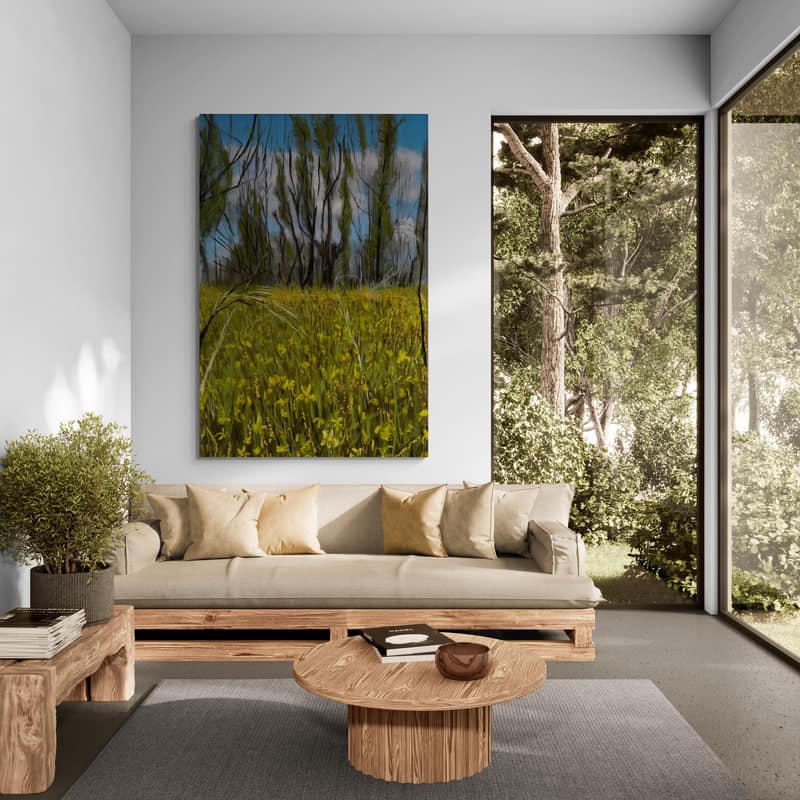 Bushfire Aftermath - Recovery by Marina Strijakova wall art from Glam Wall Art
