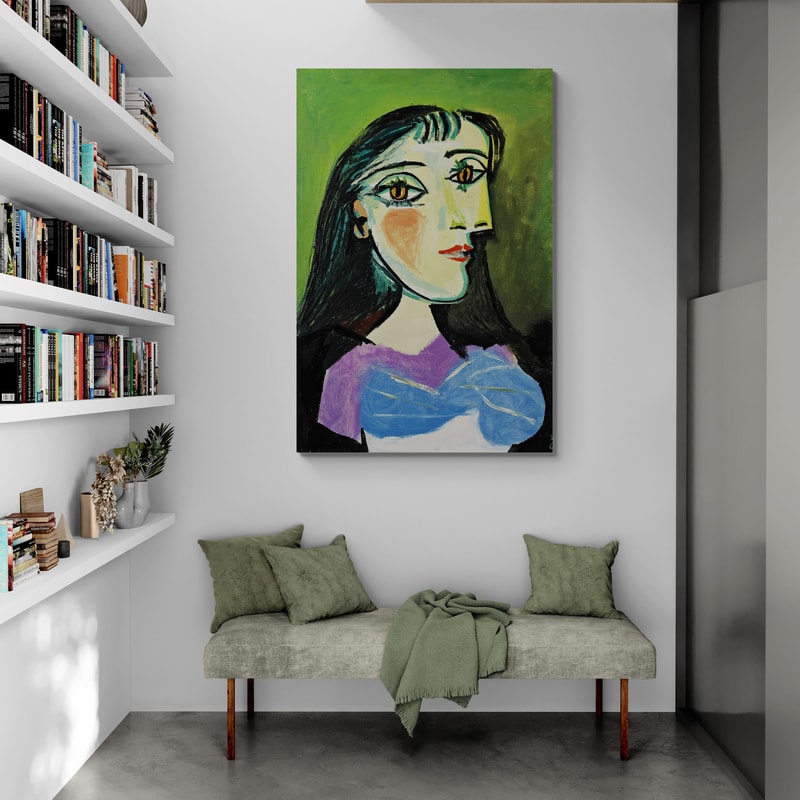 Buste de Femme by Pablo Picasso wall art from Glam Wall Art