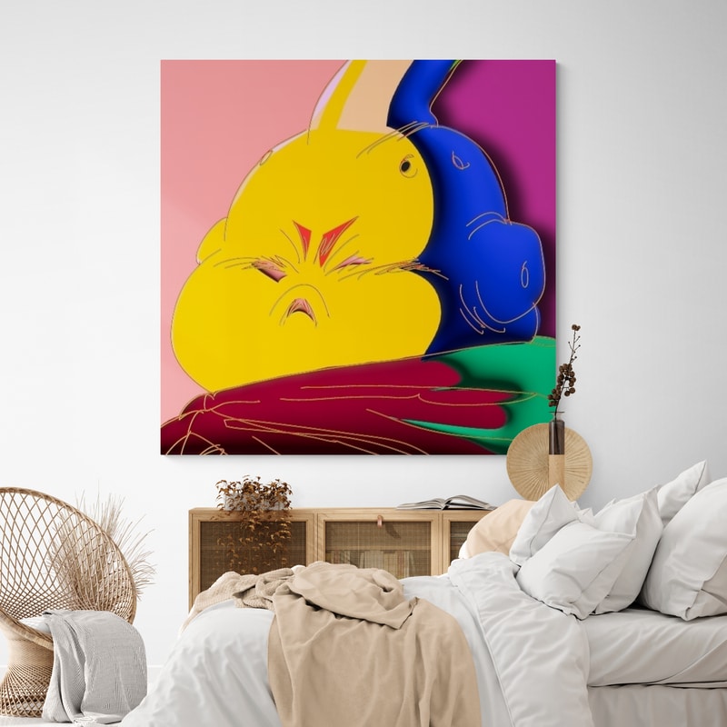 Buu 2024 by Technodrome1 wall art in a bedroom