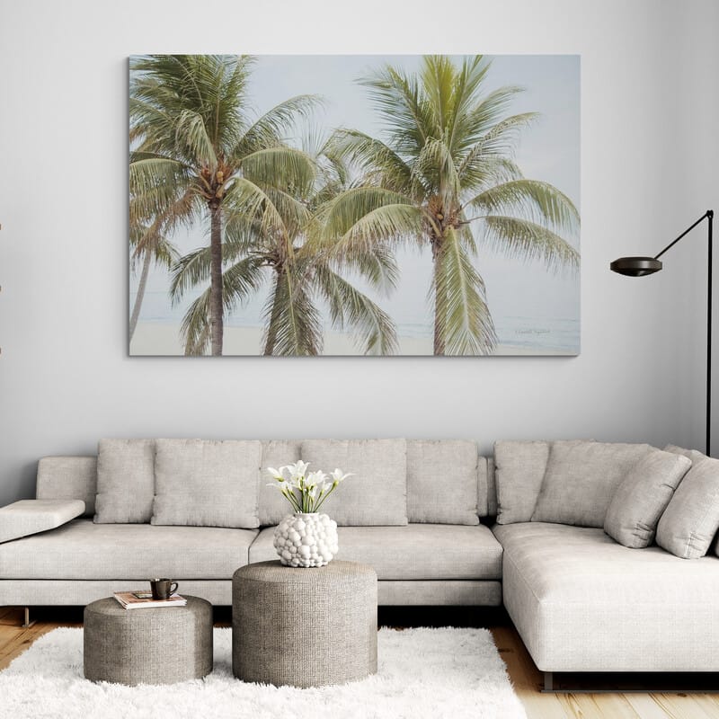 By The Sea II by Elizabeth Urquhart wall art in a living room
