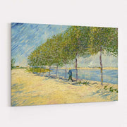By the Seine 1887 by Vincent Van Gogh wall art