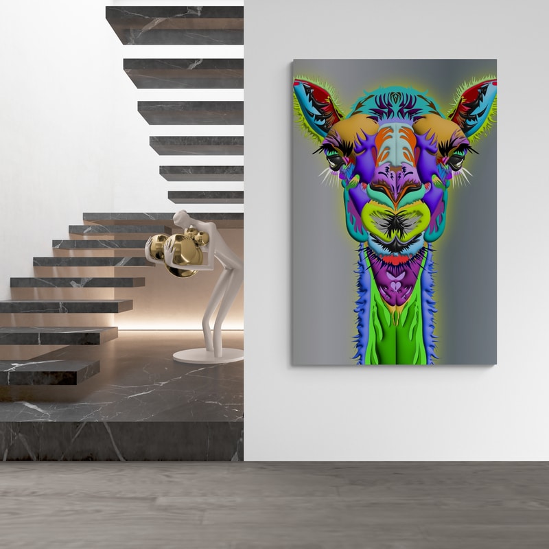 Camel 2025 by Technodrome1 wall art in a hallway