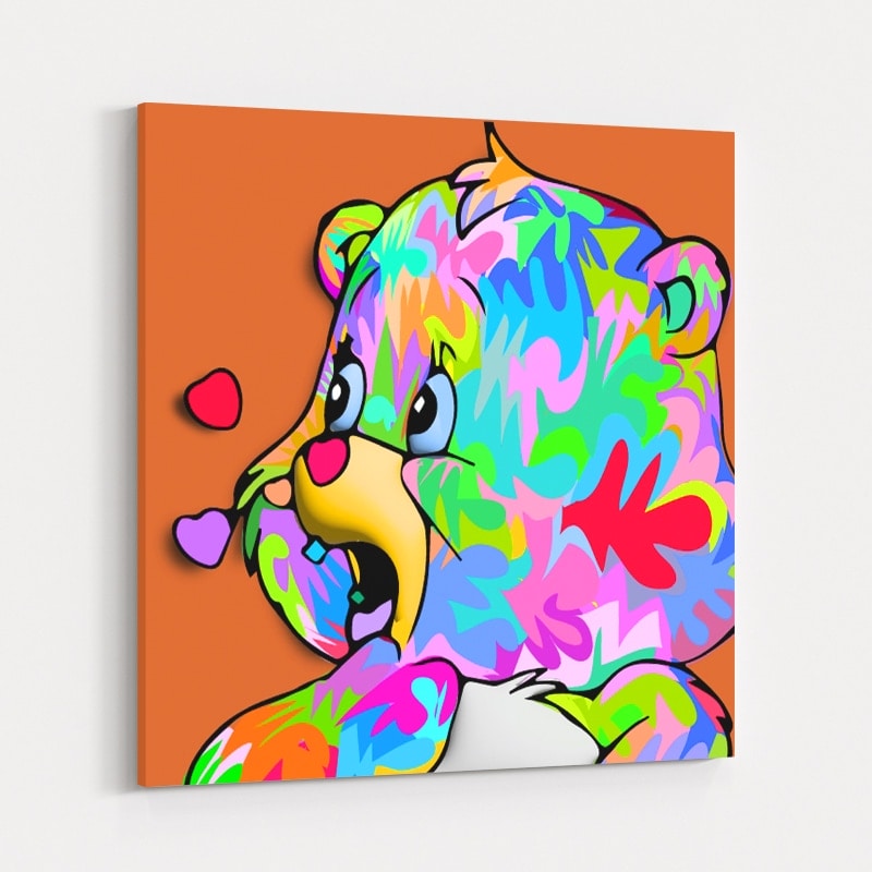 Care Bear Stare by Technodrome1 wall art