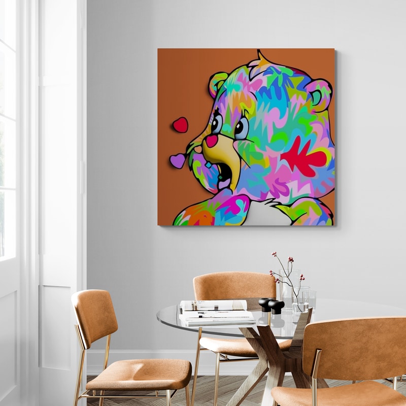 Care Bear Stare by Technodrome1 wall art from Glam Wall Art
