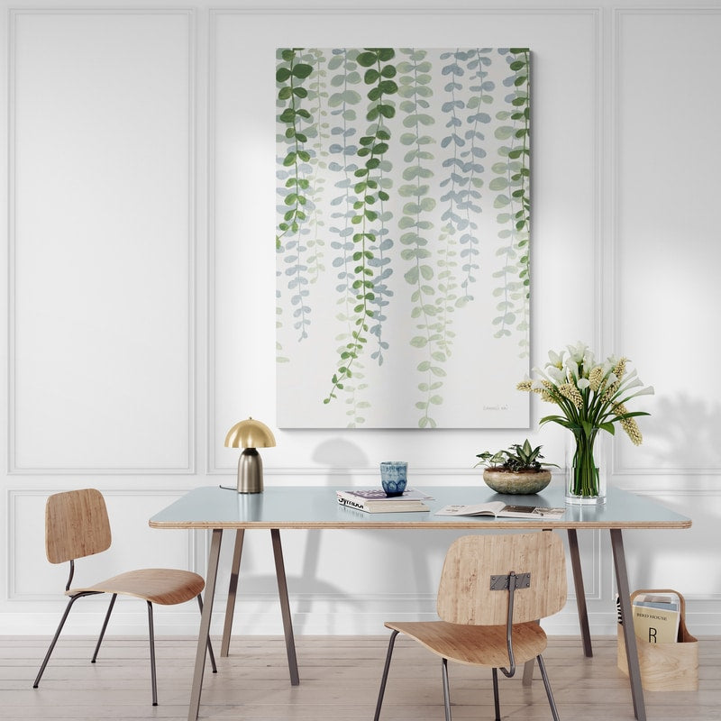 Cascade In Green by Danhui Nai wall art from Glam Wall Art