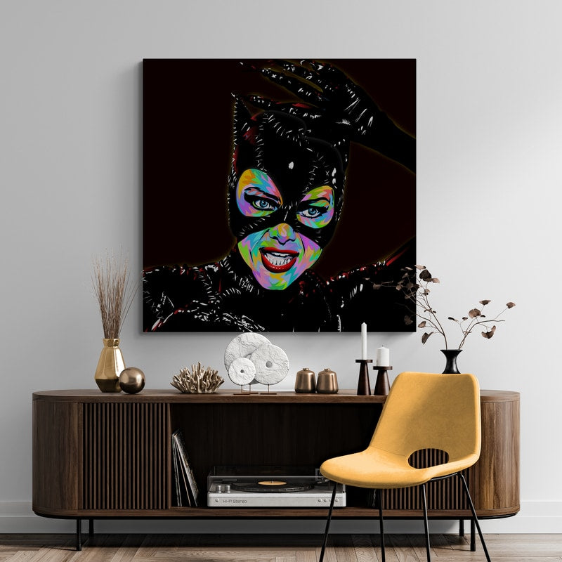 Cat Woman 2025 by Technodrome1 wall art from Glam Wall Art