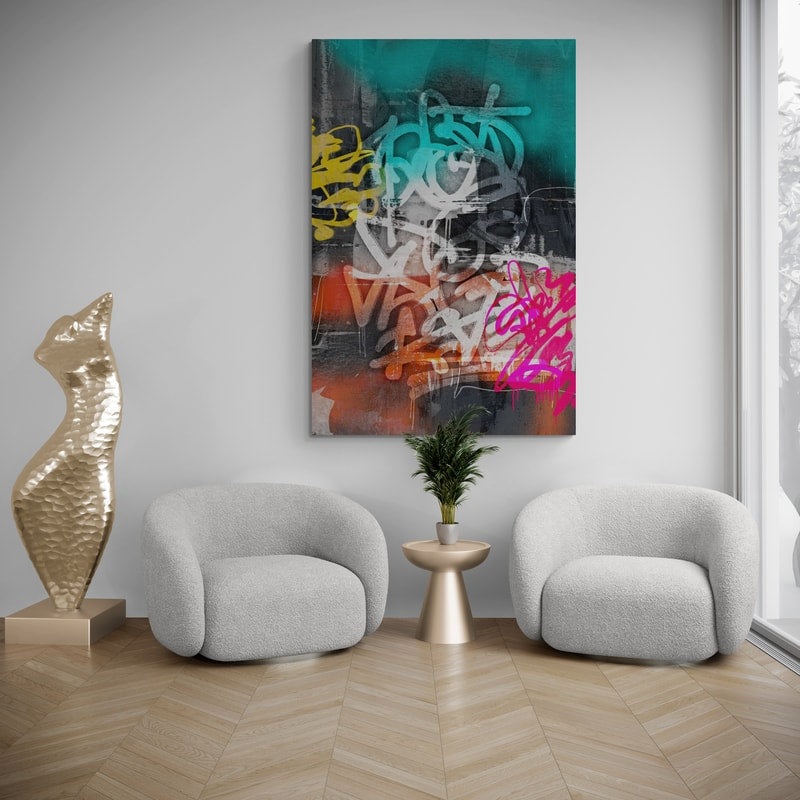 Chaos 2 by Nina Blue wall art from Glam Wall Art