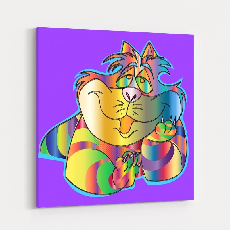 Cheshire Cat 2023 by Technodrome1 wall art