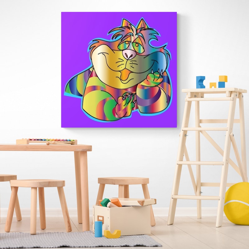 Cheshire Cat 2023 by Technodrome1 wall art from Glam Wall Art