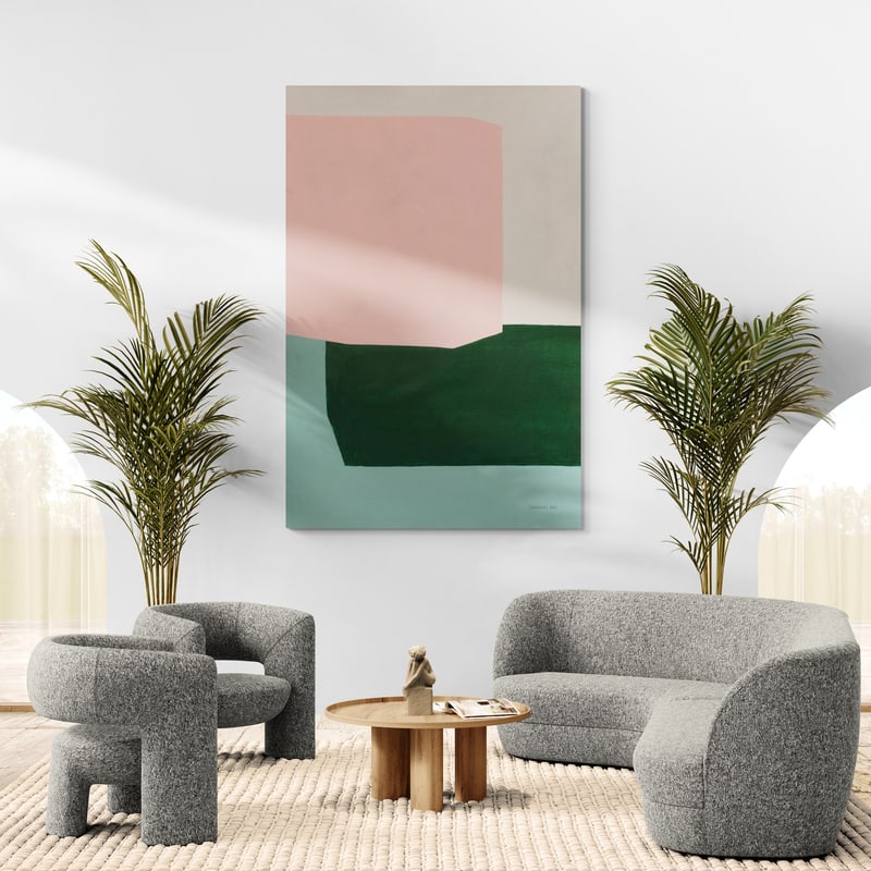 Chroma by Danhui Nai wall art in a living room