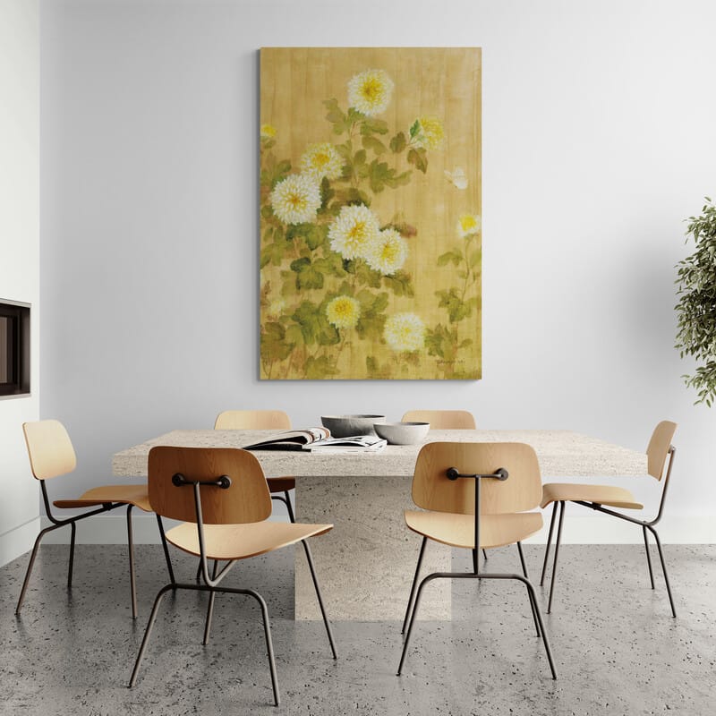 Chrysanthemums II by Danhui Nai wall art from Glam Wall Art