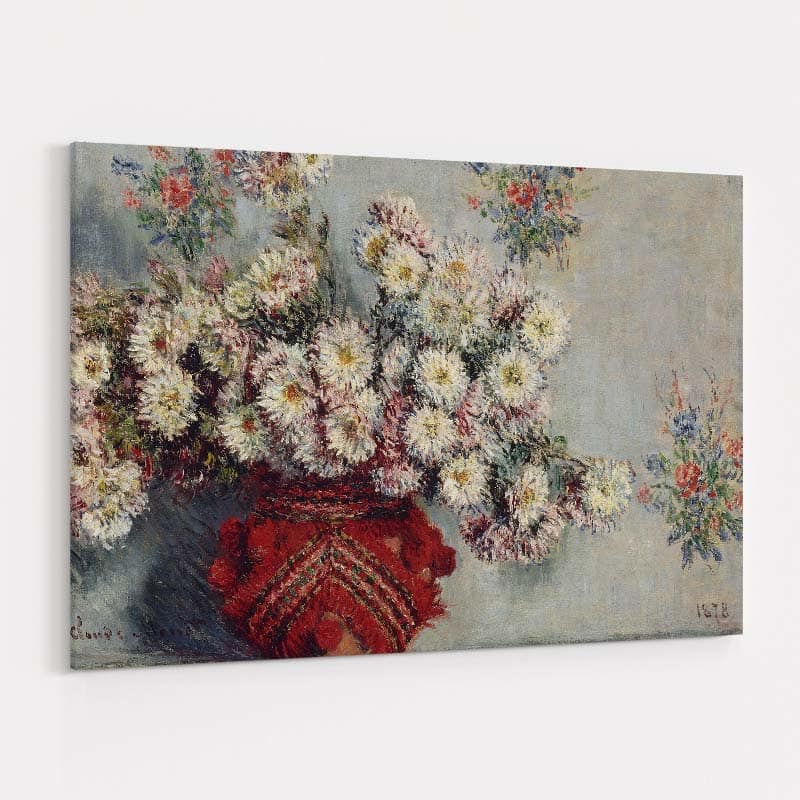 Chrysanthemums by Claude Monet wall art