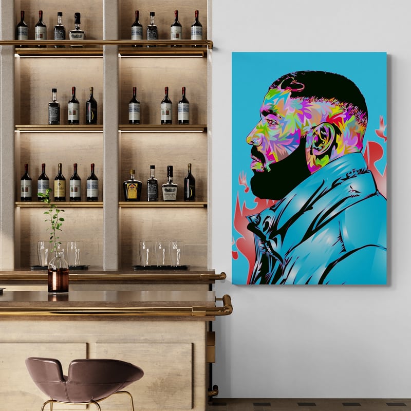 CLB Drake 2021 by Technodrome1 wall art from Glam Wall Art