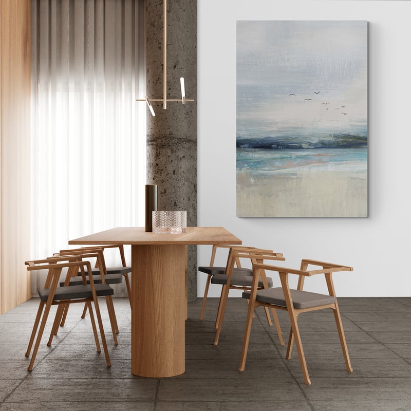 Coastal Birds 1 by Nina Blue wall art from Glam Wall Art