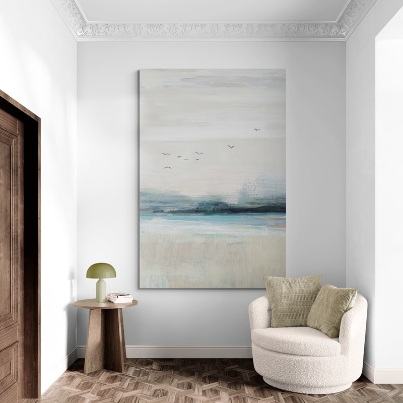 Coastal Birds 2 by Nina Blue wall art from Glam Wall Art