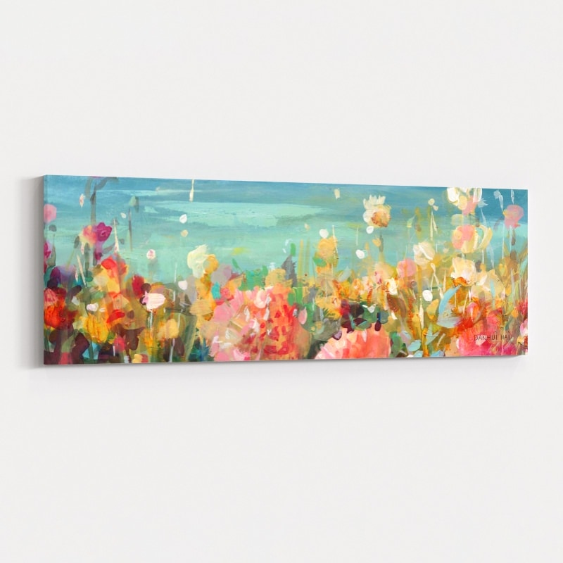 Coastal Dahlias Crop by Danhui Nai wall art