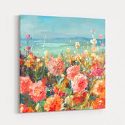 Coastal Dahlias by Danhui Nai wall art