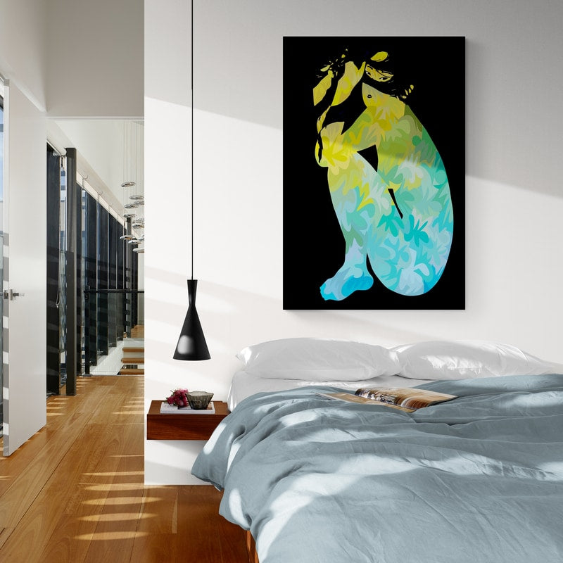 Colored Girl by Technodrome1 wall art from Glam Wall Art