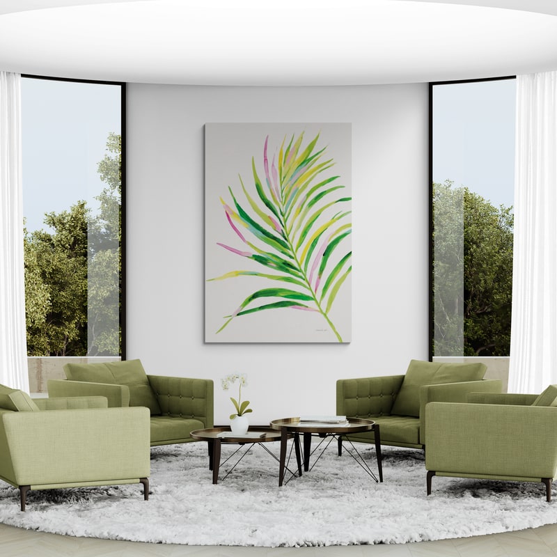 Colorful Tropical Leaf II by Danhui Nai wall art from Glam Wall Art