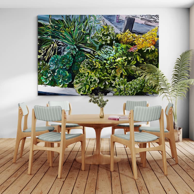 Concrete Jungle - Unexpected Encounter by Marina Strijakova wall art from Glam Wall Art