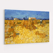 Corn Harvest in Provence 1888 by Vincent Van Gogh wall art