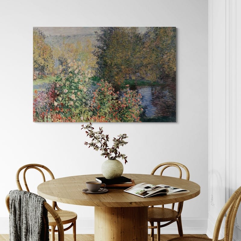Corner of the Garden at Montgeron 1876 II by Claude Monet wall art from Glam Wall Art