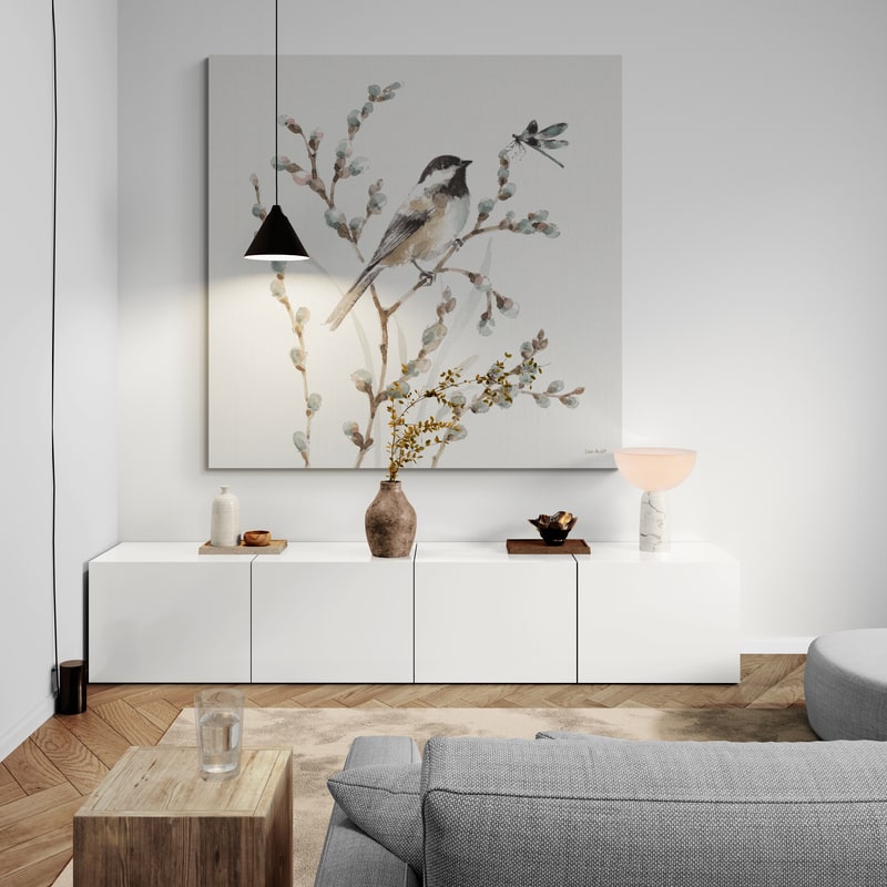 A Country Weekend XVI by Lisa Audit wall art in a living room