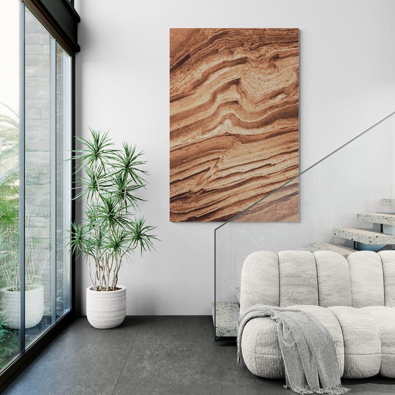 Coyote Buttes IV Autumn by Alan Majchrowicz wall art in a living room
