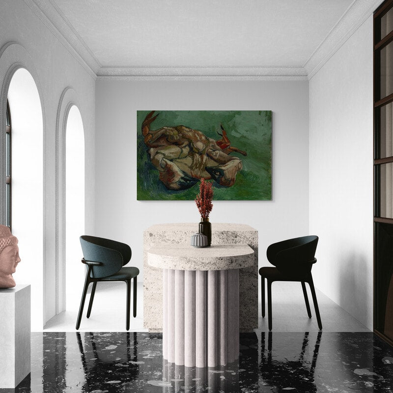 Crab on its Back 1887 by Vincent Van Gogh wall art in a dining room